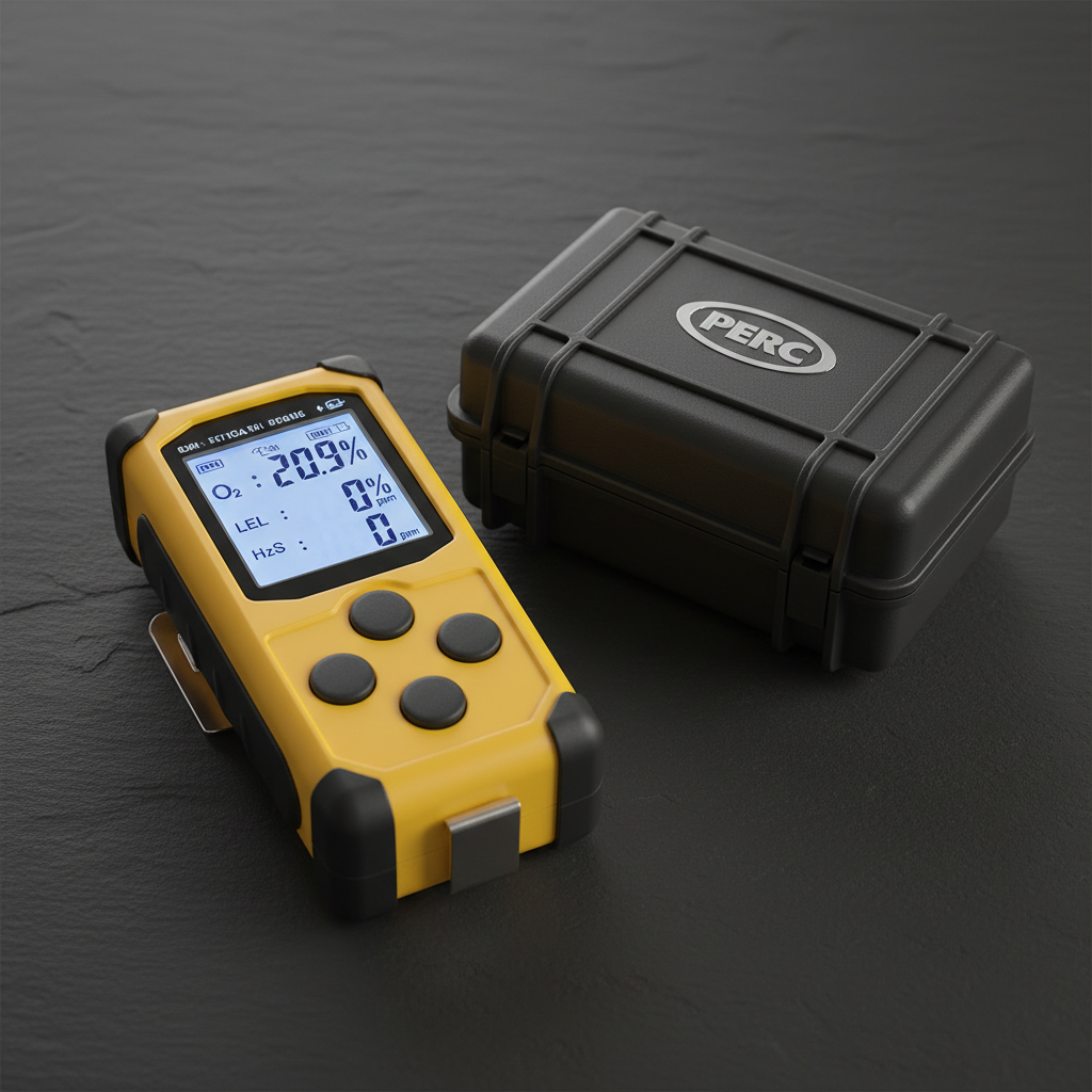 PERC Portable Multi-Gas Detector — SiteSense Pro with hard case