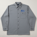 PERC FR long-sleeve work shirt flat lay studio photo